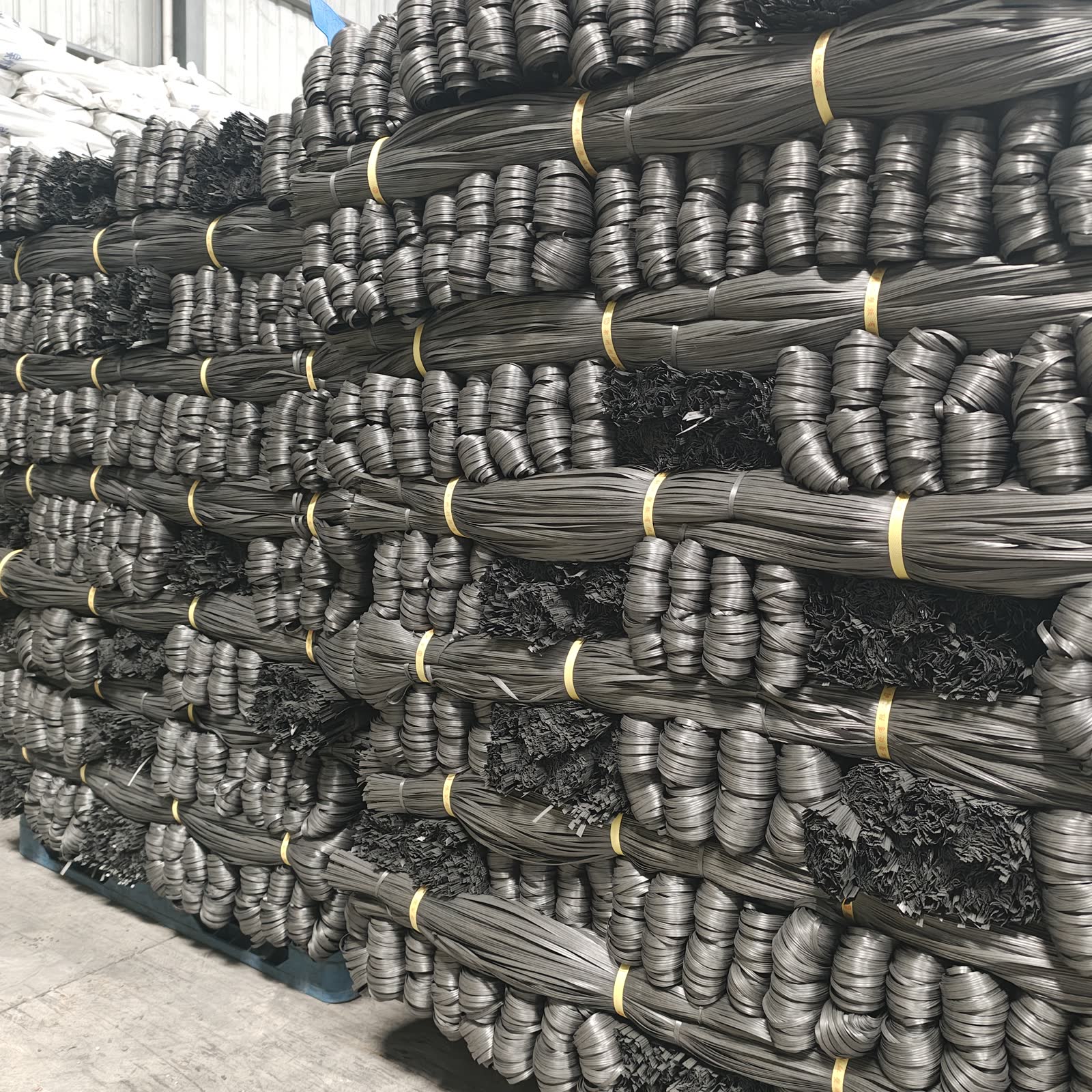 Plastic binding product stock display